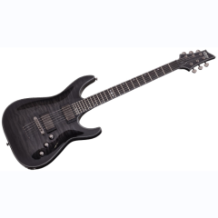 schecter guitare électrique hellraiser hybrid c-1 Trans Black Burst