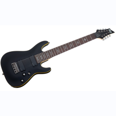 schecter guitare électrique demon-8 Aged Black Satin