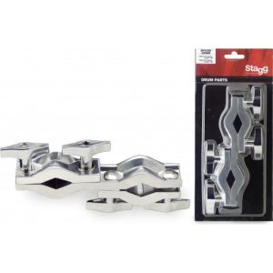 Stagg DPC400-0XMM Pince de fixation basique pour 2 tubes