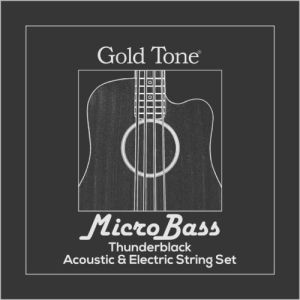 Gold Tone MBS-BL Cordes Aquila noire Thunderguts micro basse