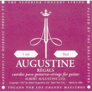 Augustine Jeu de cordes "Regals Red" guitare classique
