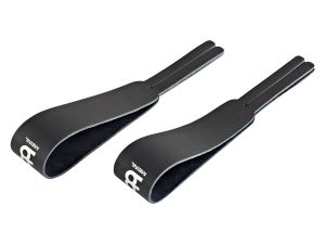 PAIRE POIGNEES CUIR CYMB. NOIR