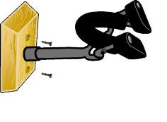 SUPPORT MURAL VIOLON HERCULES DSP57WB