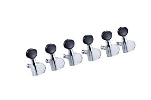 Ortega Jeu Mecanique Electrique 6 L Chrome Bouton Noir