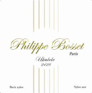 JEU P.BOSSET UKULELE NYLON NOIR 24-28