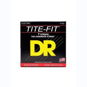 DR Tite-Fit Cordes Guitare Électrique 7 Cordes Heavy 11-60