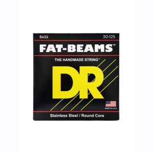 DR Fat-Beam Stainless Steel Cordes Basse 6 Cordes Medium 30-125