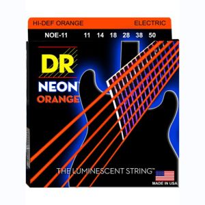 DR Hi-Def Neon Orange Cordes Guitare Électrique Heavy 11-50