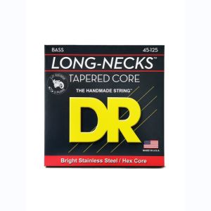 DR Long Necks Tapered Stainless Steel Cordes Basse 5 Cordes Medium 45-125