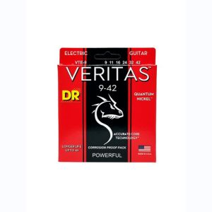 DR Veritas Coated Core Technology Cordes Guitare Électrique Light 9-42