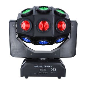Power Lighting SPIDER CRUNCH Effet à LED CREE 18x10W 4EN1 RGBW