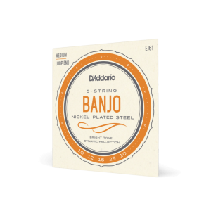 D'Addario EJ61 Banjo 5 cordes 10-23 Medium