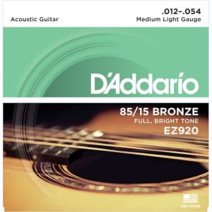 D'Addario EZ920 85-15 Medium Light 12-54