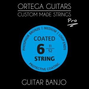 Ortega  Cordes Banjo Guitar 6 Cordes Ortega GBJP-6