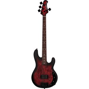 Sterling by Music Man RAY34PB-DSBS-R2 Dark Scarlet Burst Satin