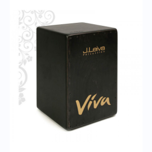 J.Leiva Percussion cajon Viva Black Edition