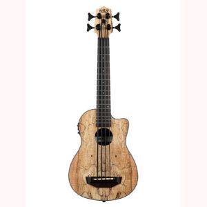 Kala Spalted Maple U-Bass, livré avec housse