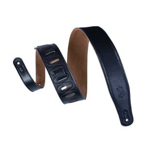 Levys Cuir rembourré dos daim Black