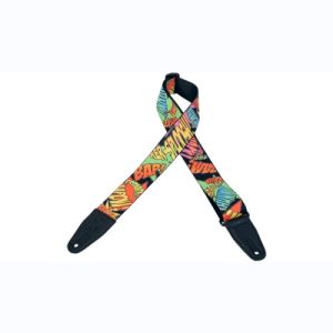 Levy's Sangle polyester embout cuir avec motifs Design 036