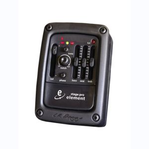 L.R. Baggs Stage Pro Element + préampli éclisse avec accordeur