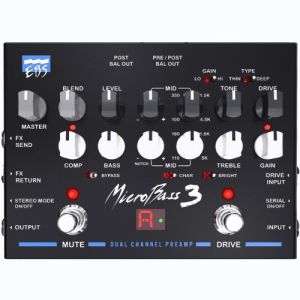 EBS Préampli basse professionnel 2 canaux