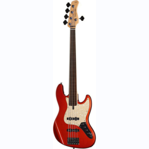 Marcus Miller basse V7 Alder-5 RN Fretless Bright Metallic Red