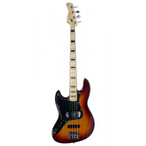 Marcus Miller basse gauchère V7 Vintage Alder-4 LH Tobacco Sunburst Maple