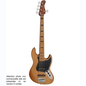 Marcus Miller jazz bass V5 ALDER-4 NT Naturel V2.0