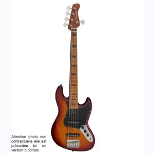 Marcus Miller jazz bass V5 ALDER-4 TS Tobacco Sunburst V2.0