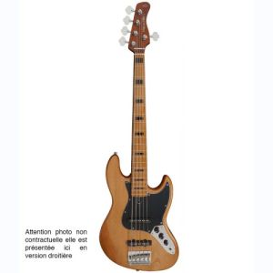 Marcus Miller jazz bass V5 ALDER-5 NT Naturel Gauchère V2.0