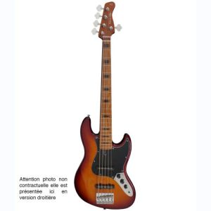 Marcus Miller jazz bass V5 ALDER-5 TS Tobacco Sunburst Gauchère V2.0