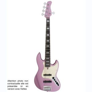 Marcus Miller jazz bass V7 Alder-5 BUR Fretless V2.0 Burgundy