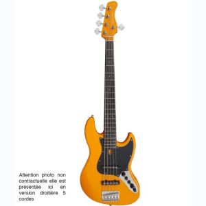 Marcus Miller jazz bass V3 Alder-4 Orange Gauchère