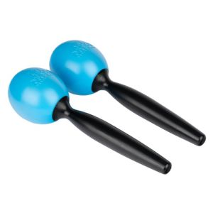Nino 575SB Maracas Plastique Ronds Medium Bleu