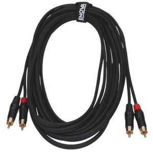 Cable Patch Enova 2X Rca - 2X Rca 3M