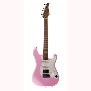 Mooer Gtrs-S801 roze gitaar