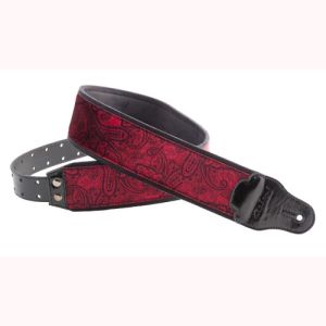 Courroie Velours Righton J-Paisley Rouge