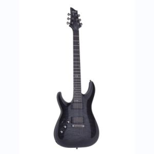 Schecter Hellraiser C-1 Hybrid gaucher Trans Black Burst