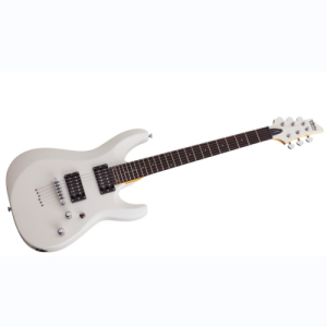 schecter guitare électrique c-6 deluxe Satin White