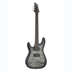 Schecter C-6 Plus gaucher Charcoal Burst