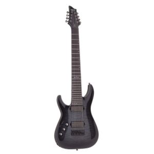 schecter HELLRAISER HYBRID C-8 gaucher  Trans Black Burst