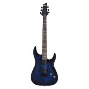 schecter OMEN ELITE 6 Floyd Rose  See Thru Blue Burst