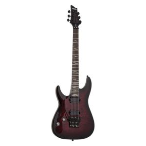 schecter OMEN ELITE 6 Floyd Rose gaucher  Black Cherry Burst
