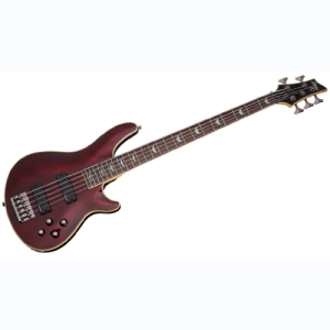 schecter basse électrique omen extreme-5 Black Cherry
