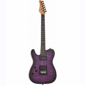 Schecter PT Special chevalet fixe gaucher Purple Burst Pearl