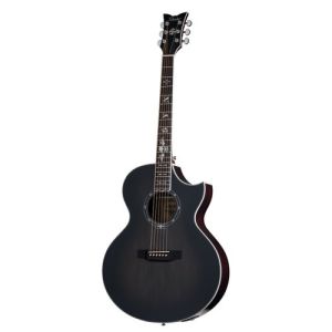 schecter SYNYSTER GATES 'SYN GA SC' ACOUSTIC Trans Black Burst Satin