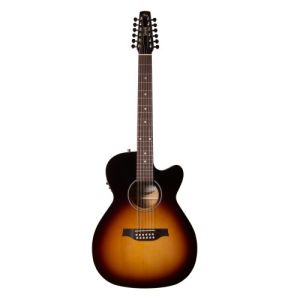 Seagull S12 CH CW Spruce Sunburst GT Presys II en housse