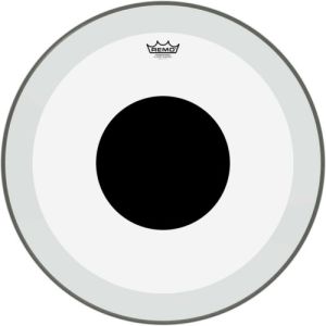 Remo 26'' Powerstroke 3 Clear Bass Drum Black Dot