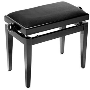 Stagg PB05 BKP VBK Banquette noir brillant pelote velours noir