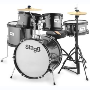 stagg batterie acoustique TIM JR 5-16B BK